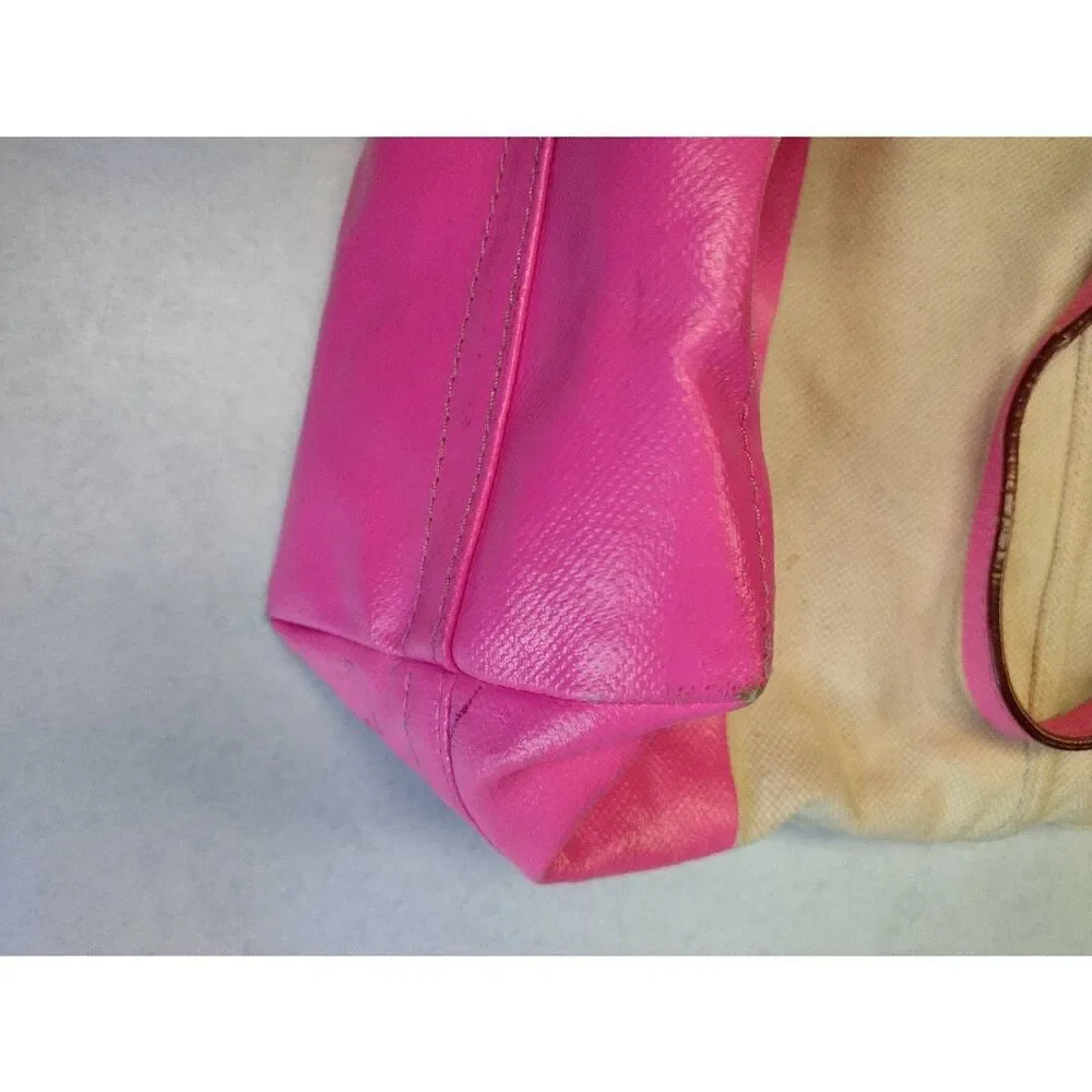Kate Spade New York Horseshoe Cove Magazine Tote Pink Cream Handbag